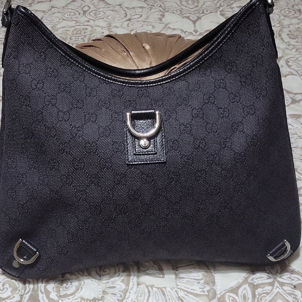 Gucci Canvas Shoulder Bag